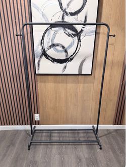 Black Clothing Rack.
