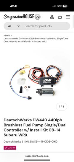 Dw 440 brushless fuel pump