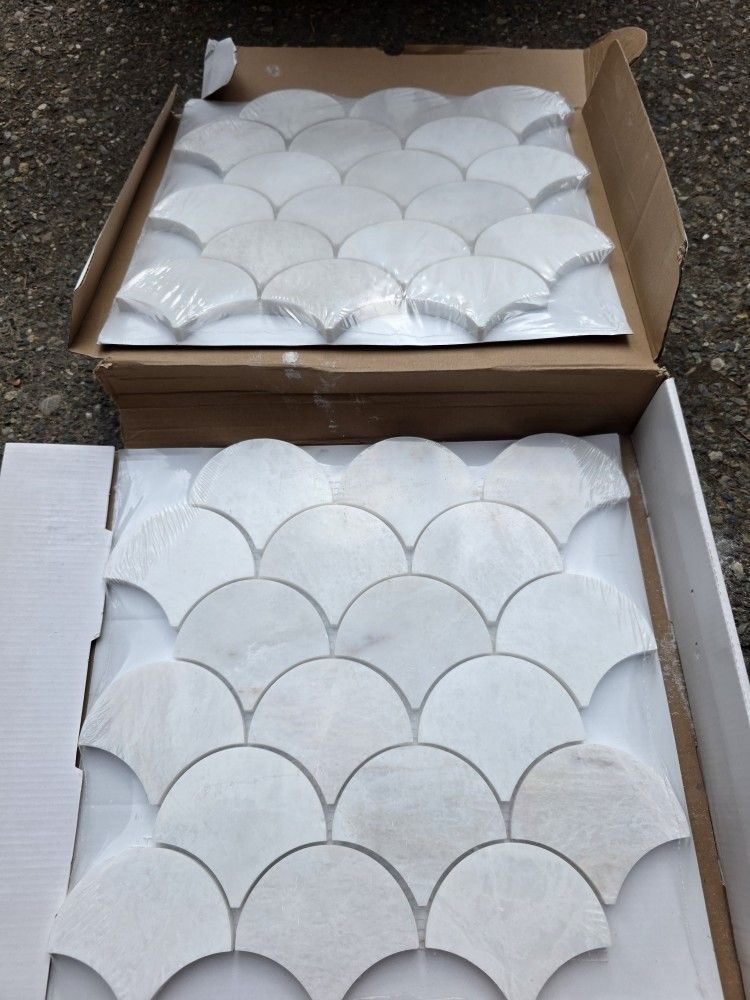 Mar Iceberg Van Honed Marble Tiles