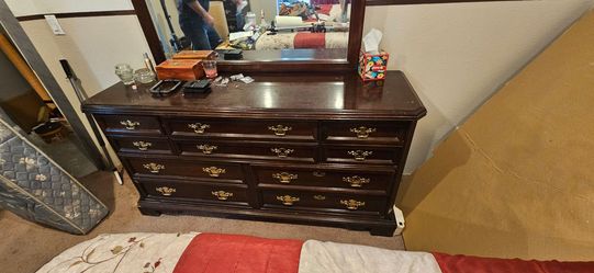 Free dressers, night stand and used queen mattress