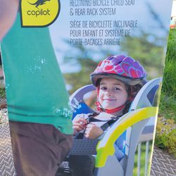 CoPilot Limo Kids bike seat/Carrier + Rack - Still in box