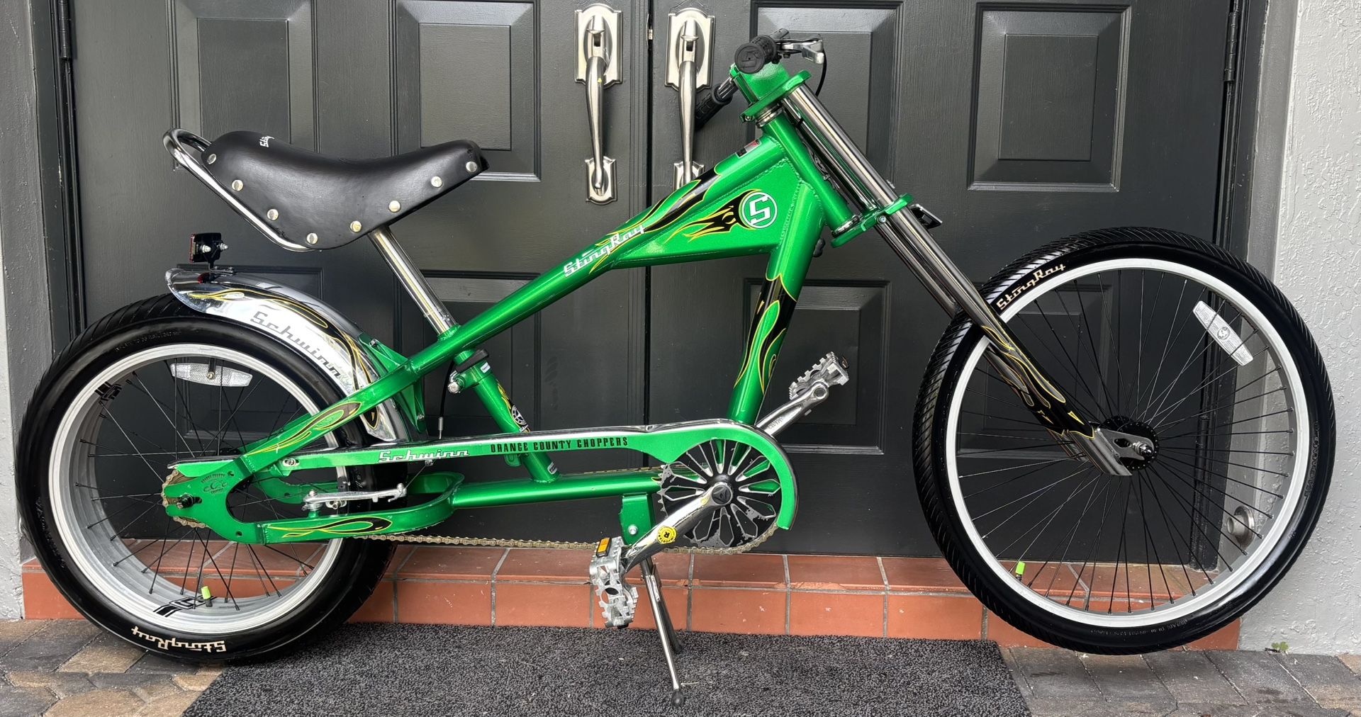 Schwinn Stingray Bike OCC Orange County Choppers Green Metallic 20"