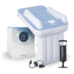 Inflatable Toddler Airplane Bed - Inflatable Kids Air Plane Bed Airplane Seat Extender for Kids with Safety Belt, Carry Bag, Fast-Pump & Storage Pocke