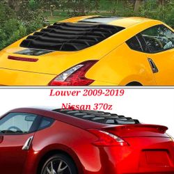 09-19 Nissan 370z Rear Window Louver Coupe