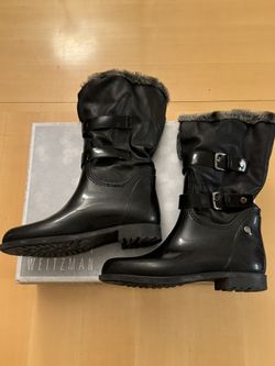 Stuart Weitzman Women's “Snowflake” RainBoot (Sz8)