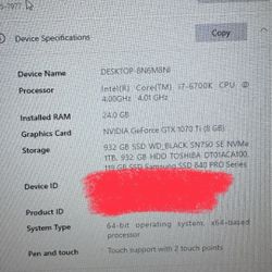 Gaming Pc 300 OBO 1070ti