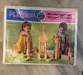 OG Playskool Wooden Blocks