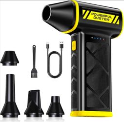 3-Speed Cordless Turbo Compressed 130000RPM Ultra-Powerful Electric Air Duster