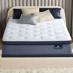King Size Mattress Serta Perfect Sleeper 14” Inches Thick Pillow Top With Its Plastic Direct From Factory Same Day Delivery  