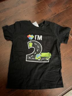 Garbage Truck T-shirt 2 Years Old 