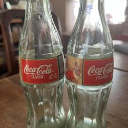1995 Christmas Coca Cola Glasses