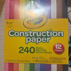 Unopened Construction Paper 