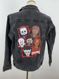 Universal Studios HHN Screamer Jean Jacket Adult large