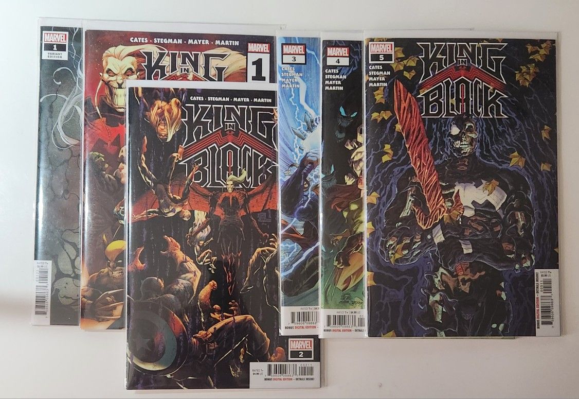 King In Black Comic Books Venom