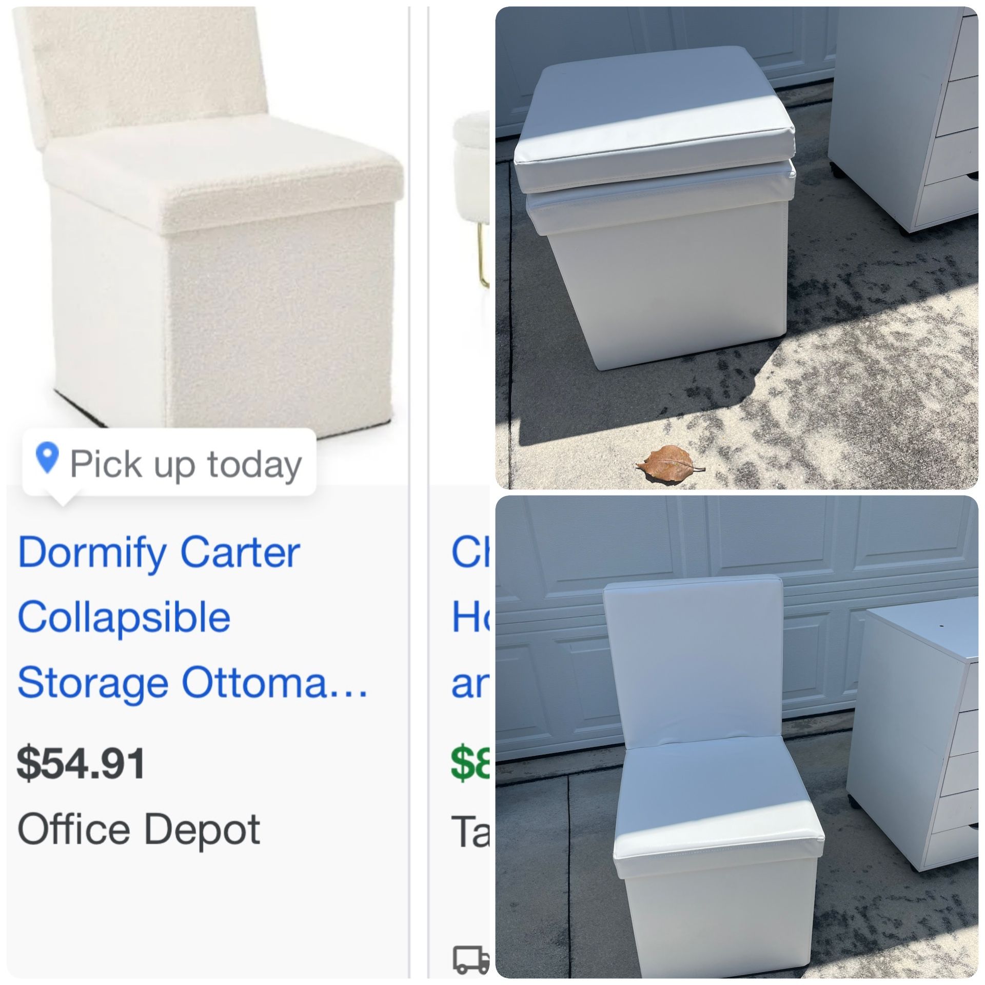 Dormify Storage Ottoman Seat