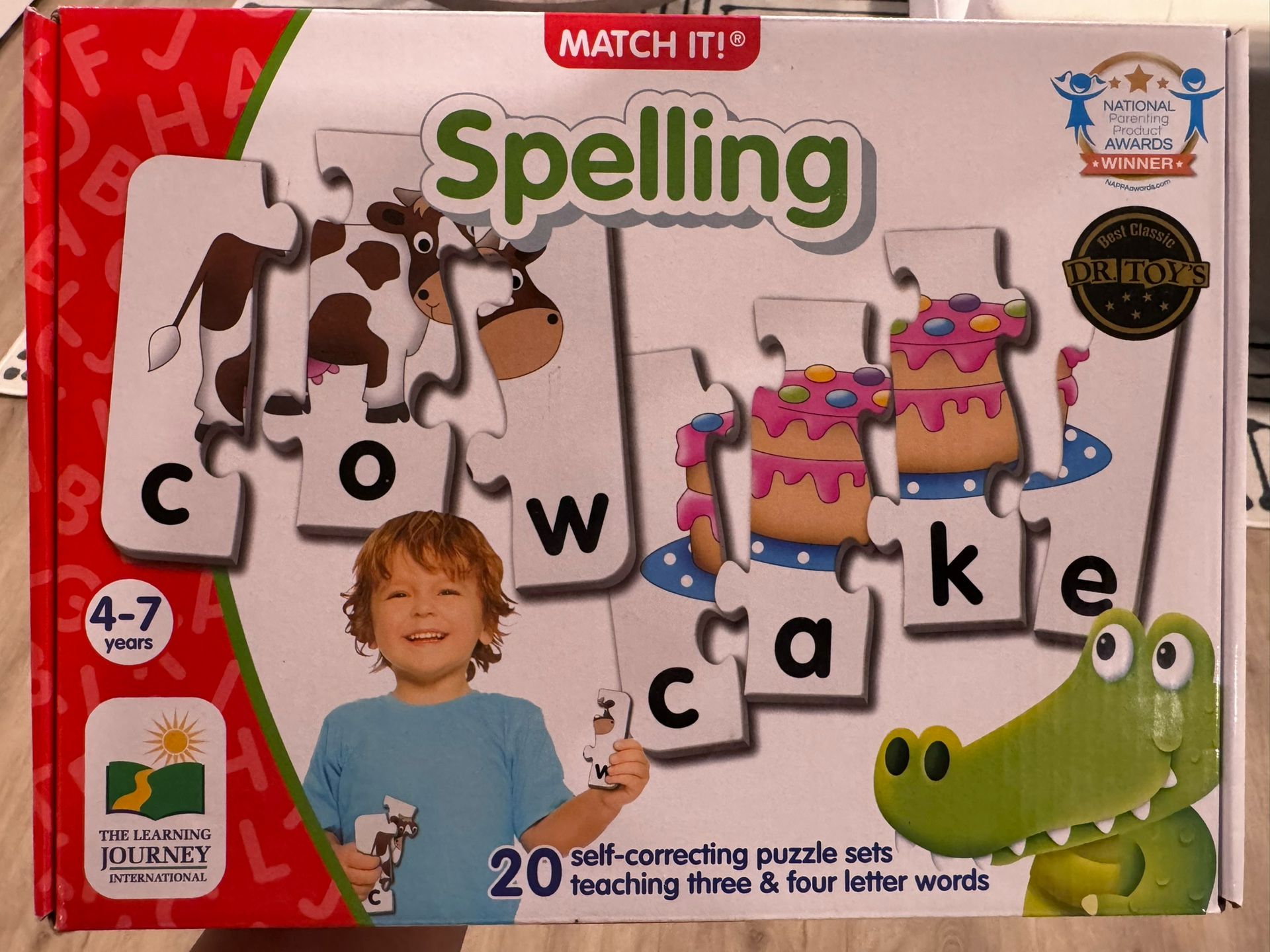 Match It Spelling Puzzle - NEW