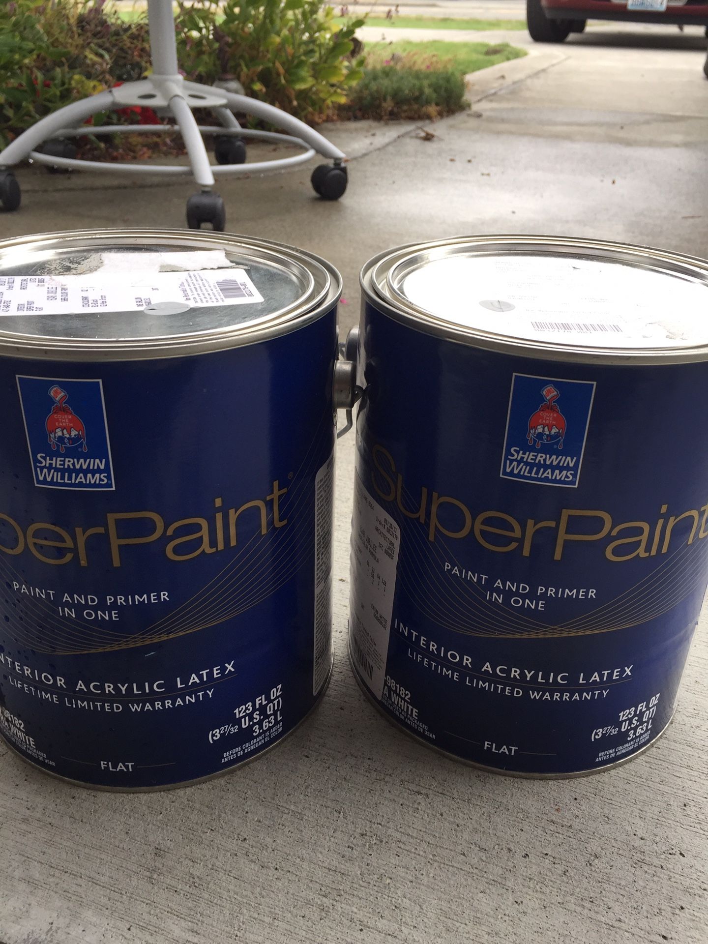 Sherwin Williams interior paint - mid tone grey paint