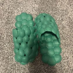 Green bubble slides