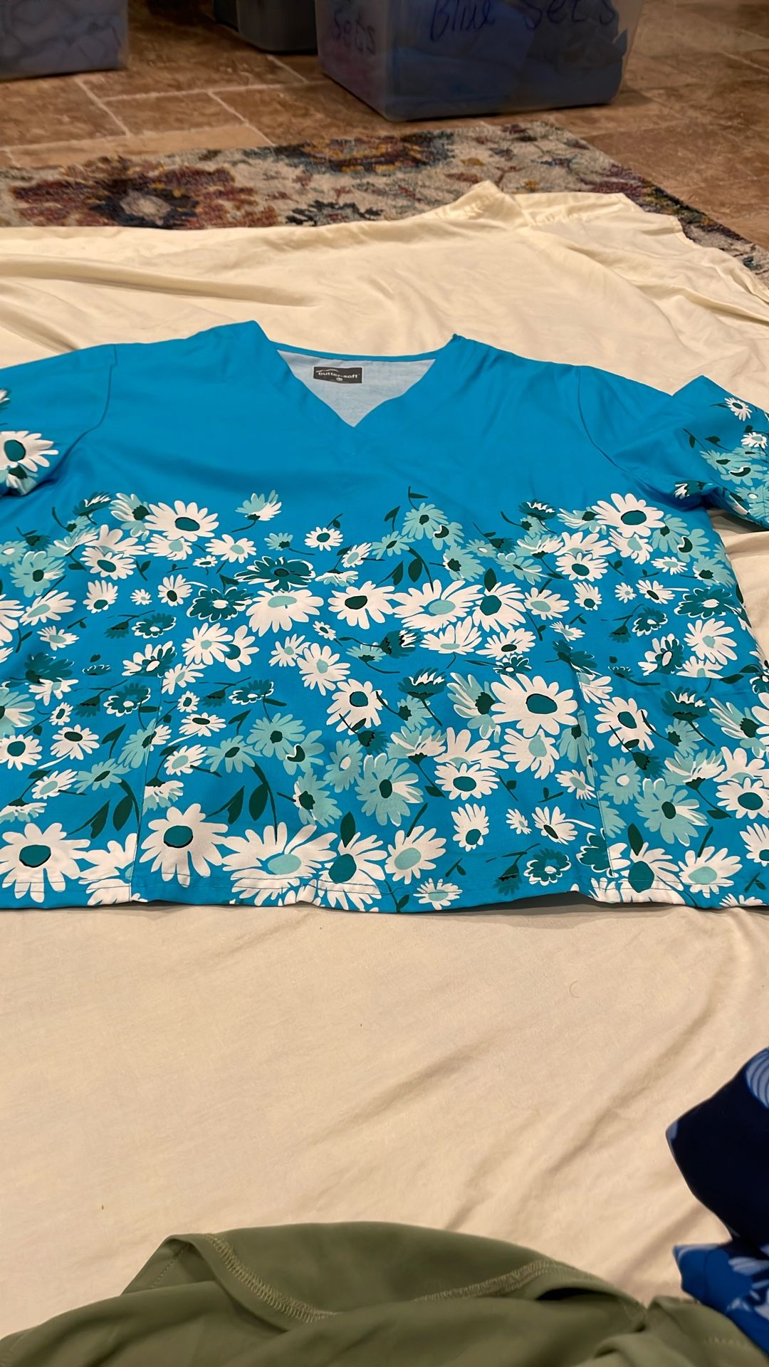 Scrub Top Xlg