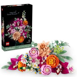 LEGO Botanicals  Pink Flower Bouquet Set#10342