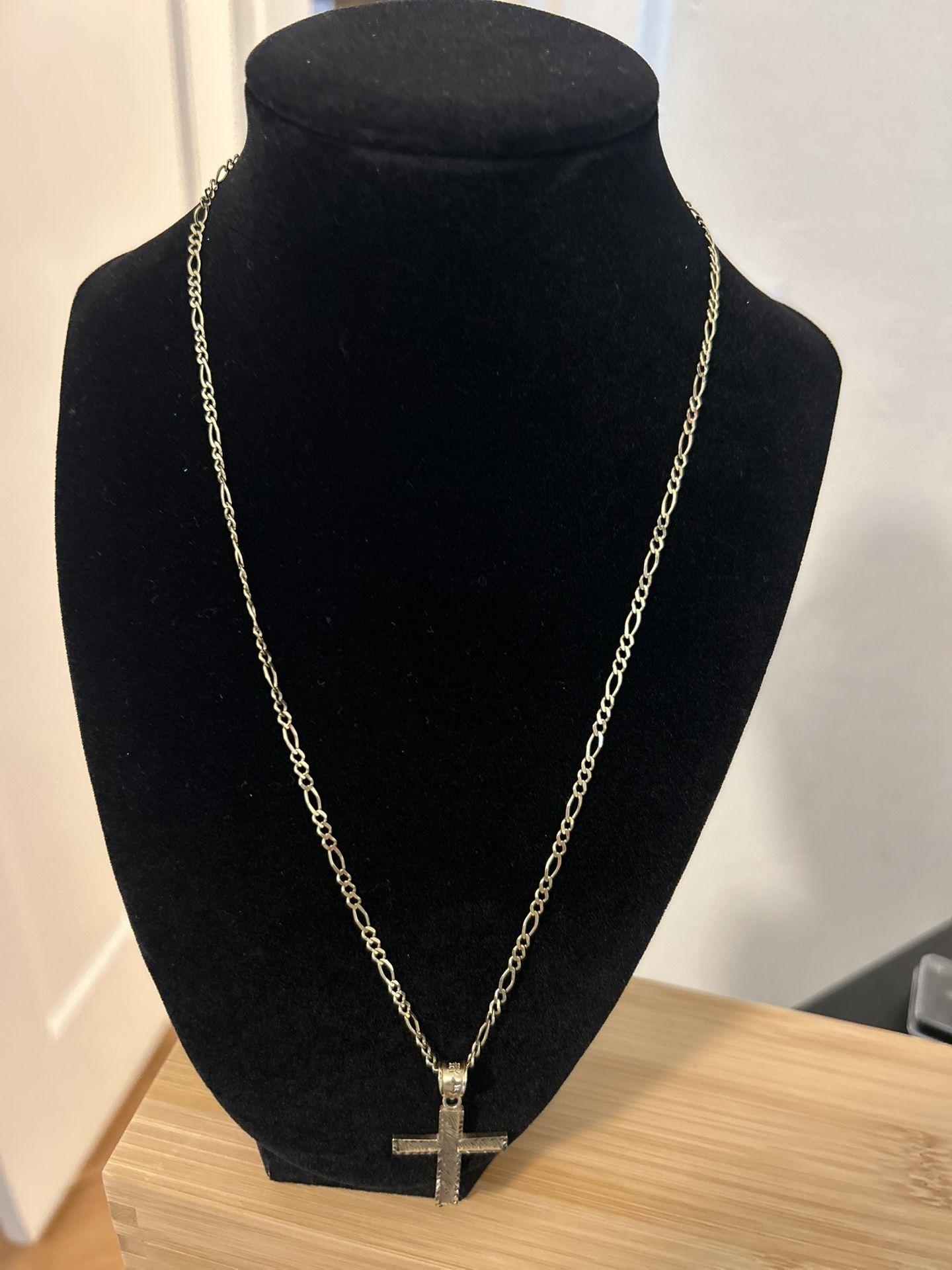 14kt Gold Chain 10kt Pendant 