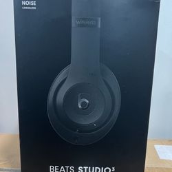  Brand New Beats Studio3 Wireless Noise Cancelling Over-Ear Headphones - Apple W1 Headphone Chip, Class 1 Bluetooth, 22 Hours of Listening Time, Built
