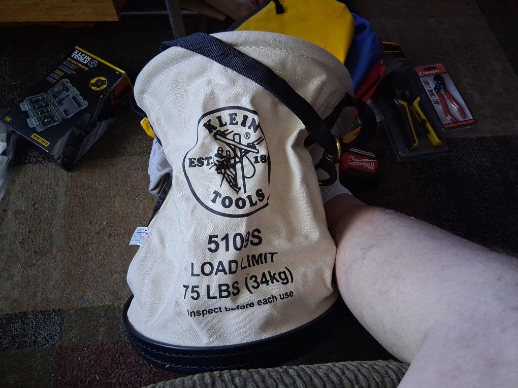 Klein  12" 5109S 75LBS Canvas Work Bucket