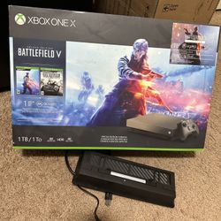 Xbox One X 1TB Battlefield Edition 