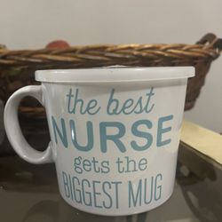 🍵 Souper Mug! "The Best Nurse" Oversized Mug (24 oz)