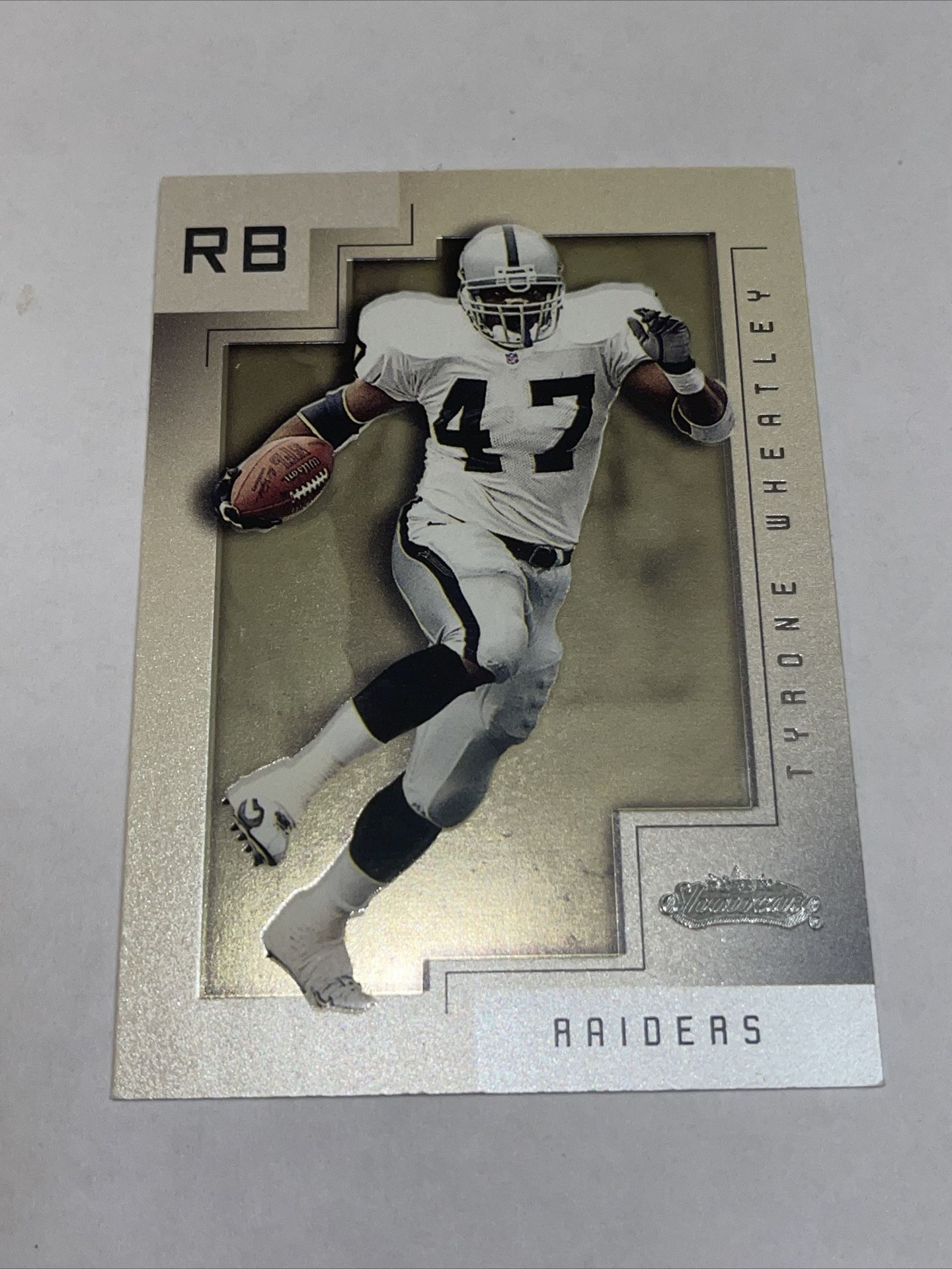 2001 Fleer Showcase Tyrone Wheatley # 23/50