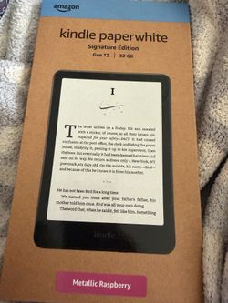 Amazon Kindle Paperwhite Signature Edition 32GB (newest model) metallic raspberry | Cash or trade