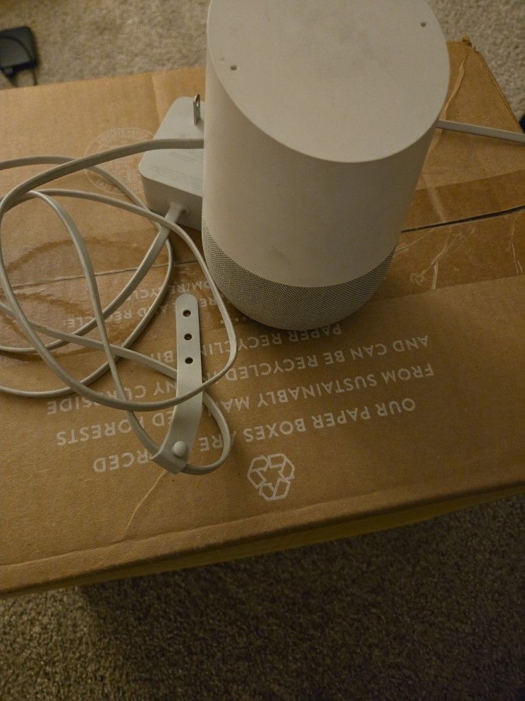 Google Home Smart Speaker Google Assistant - White
