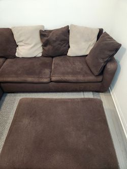 Dark Brown Couch detachable from corner Chase