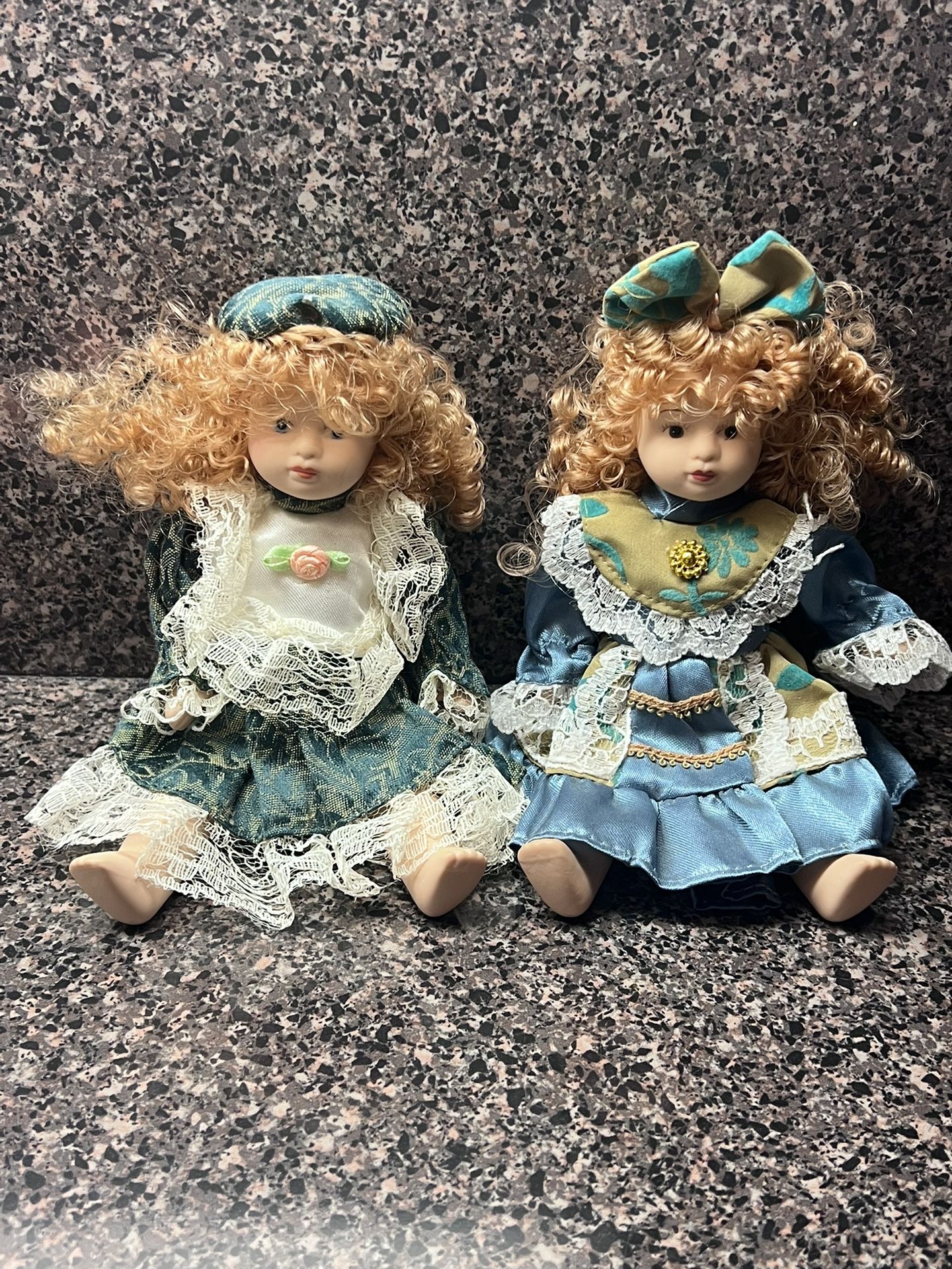 Small Porcelain Dolls (2)