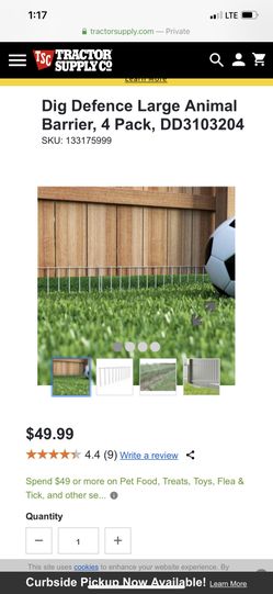 Big defender large animal barrier 4 pk