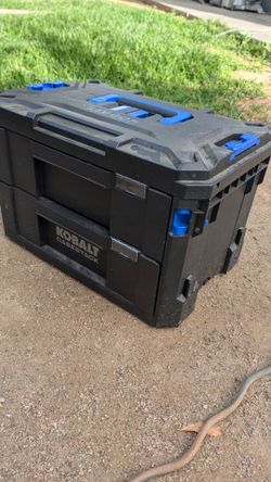 Kobalt casestack 2 Drawer Lockable Tool Box