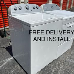 FREE DELIVERY/INSTALL ON THIS WHIRLPOOL MATCHING SET