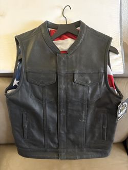 Leather Vest by Rebel Reaper