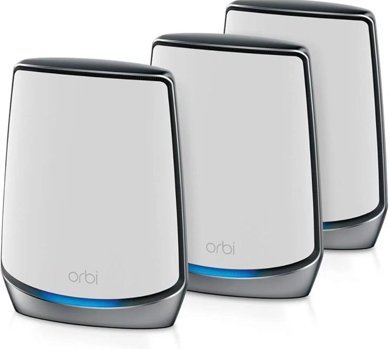 NETGEAR - Orbi 850 Series AX6000 Tri-Band Mesh Wi-Fi 6 System (3-pack) - White