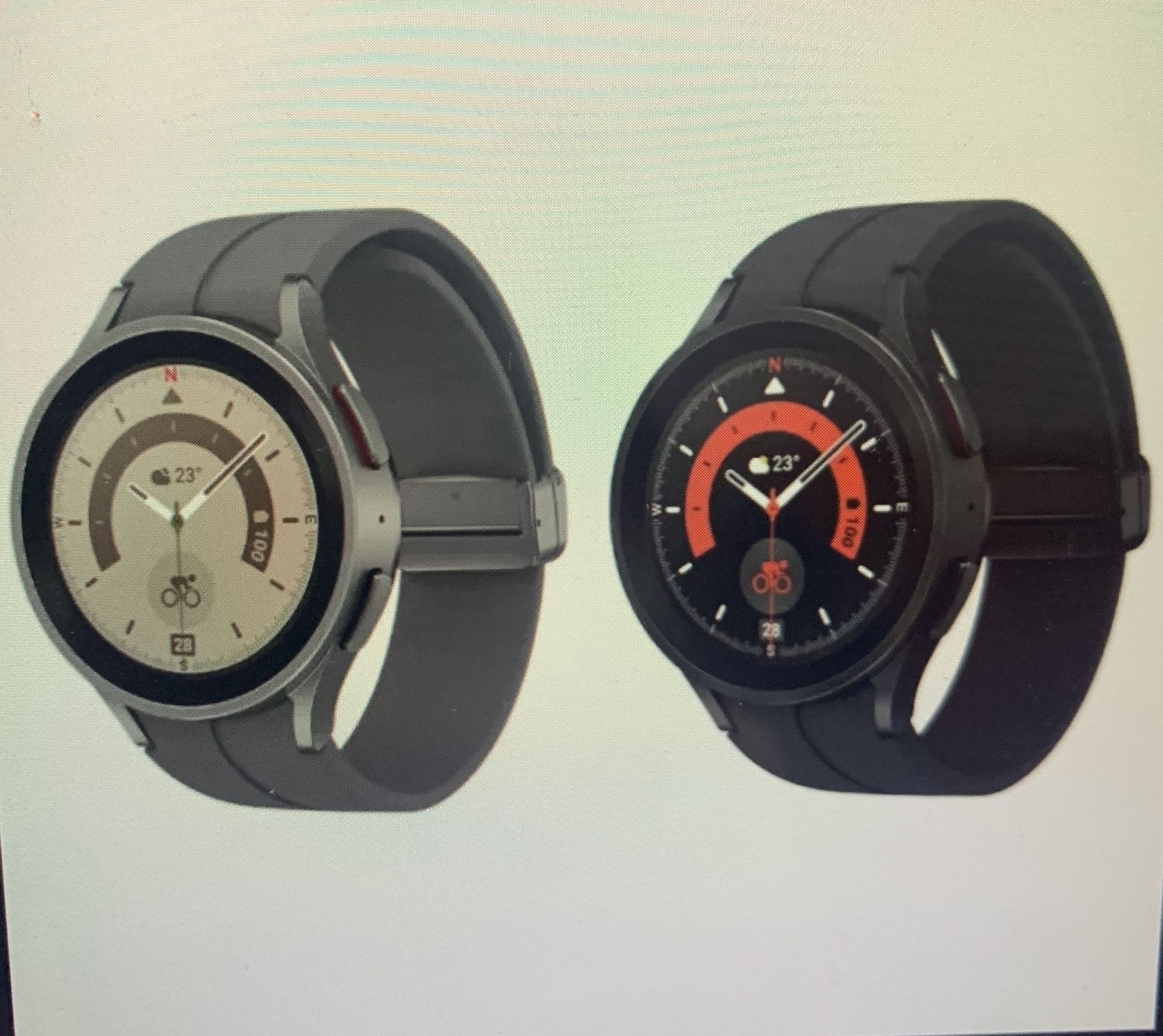 Galaxy Watch 5 Pro 45mm Gray And Black Wearables