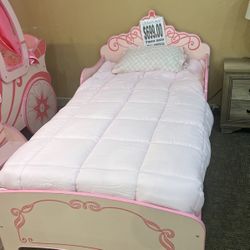 Twin Bed Pink 