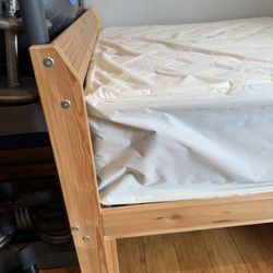 2 Matching IKEA Twin Bed Frames and Mattresses
