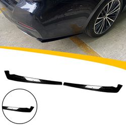 2018-2020 For BMW 5 Series G30 Rear Side Splitter PG Style Gloss Black Brand New AR-BMW-0160