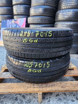 215 70R 15 BF GOODRICH ADVANTAGE CONTROL TIRE 2157015 USED TIRES (PAIR) MOUNT BALANCE INCLUDED