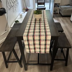 High Top 4piece Dinning Set Plus Free Chair 