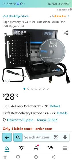 Edge Memory PE247379 Professional All in One SSD Upgrade Kit