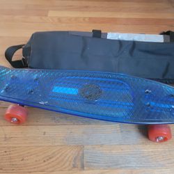 Light Up Skateboard And Carrying Case