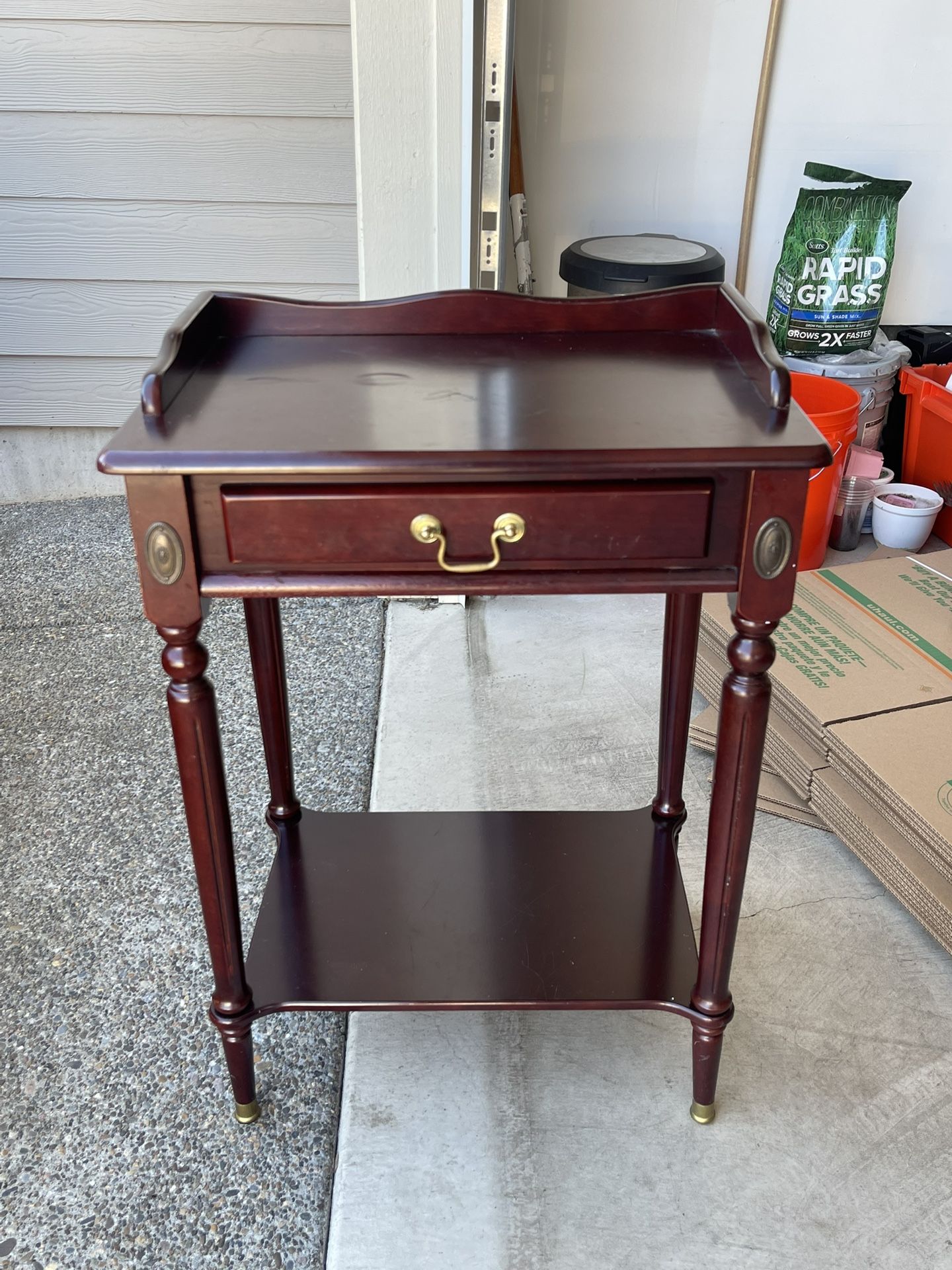 Real Cherry wood Side Table 