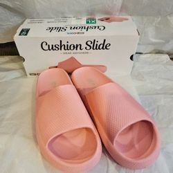32 Degrees Cushion Slides, Size X-Large, Pink, NEW  Women's 11-12, Men's 9-10