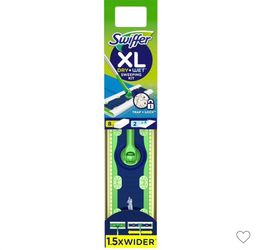 Swiffer Sweeper Dry + Wet XL Sweeping Kit (1 Sweeper, 8 Dry Cloths, 2 Wet Cloths) - 11pc